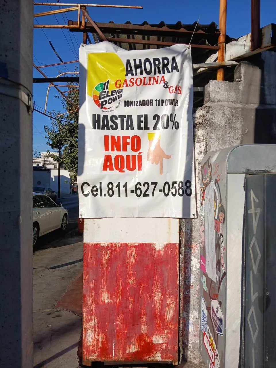 Lona publicitaria del archivo fotográfico
