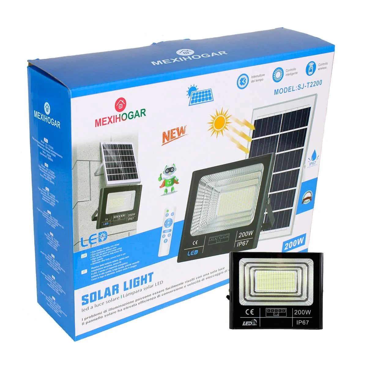 Presentación de equipo de iluminación solar